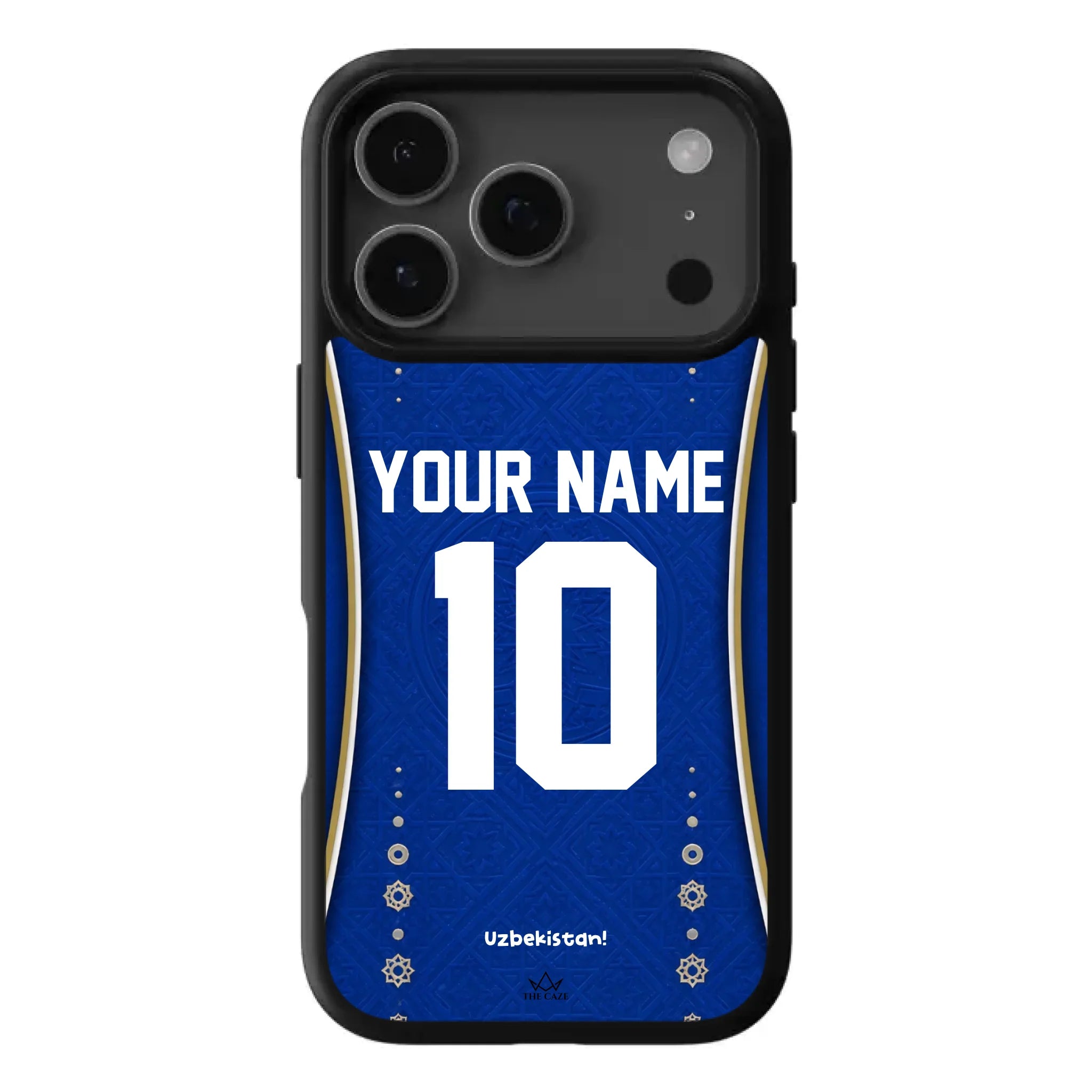 Funda de iPhone de camiseta de fútbol de Uzbekistán