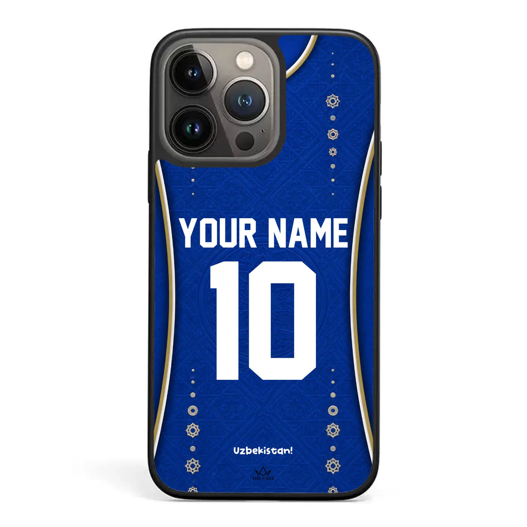 Funda de iPhone de camiseta de fútbol de Uzbekistán