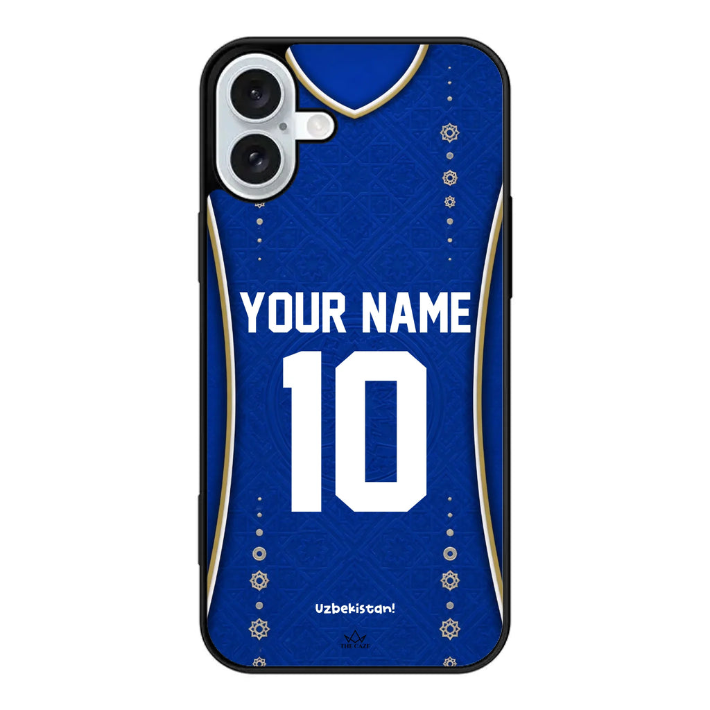 Funda de iPhone de camiseta de fútbol de Uzbekistán