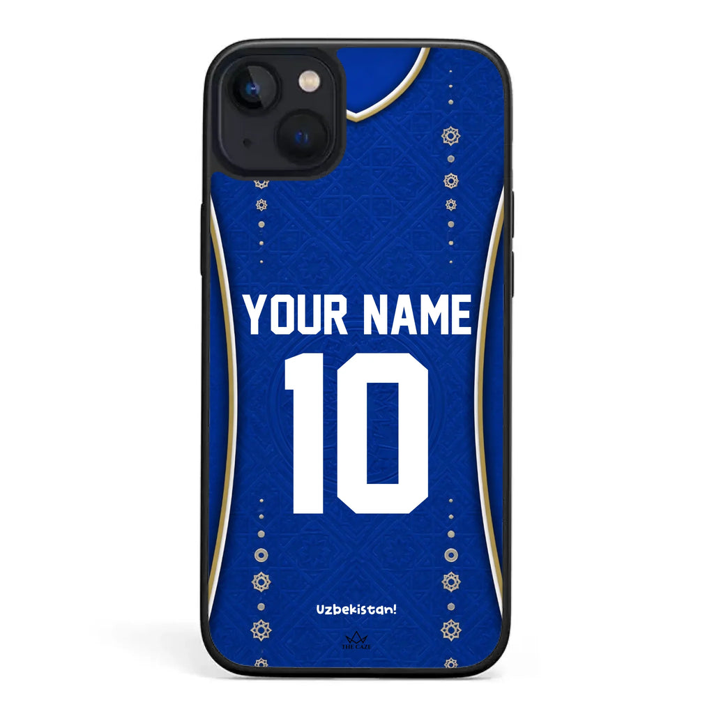 Funda de iPhone de camiseta de fútbol de Uzbekistán