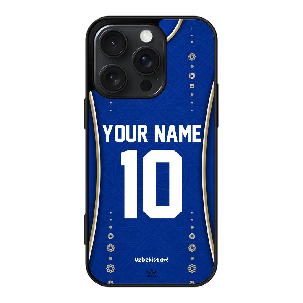 Funda de iPhone de camiseta de fútbol de Uzbekistán