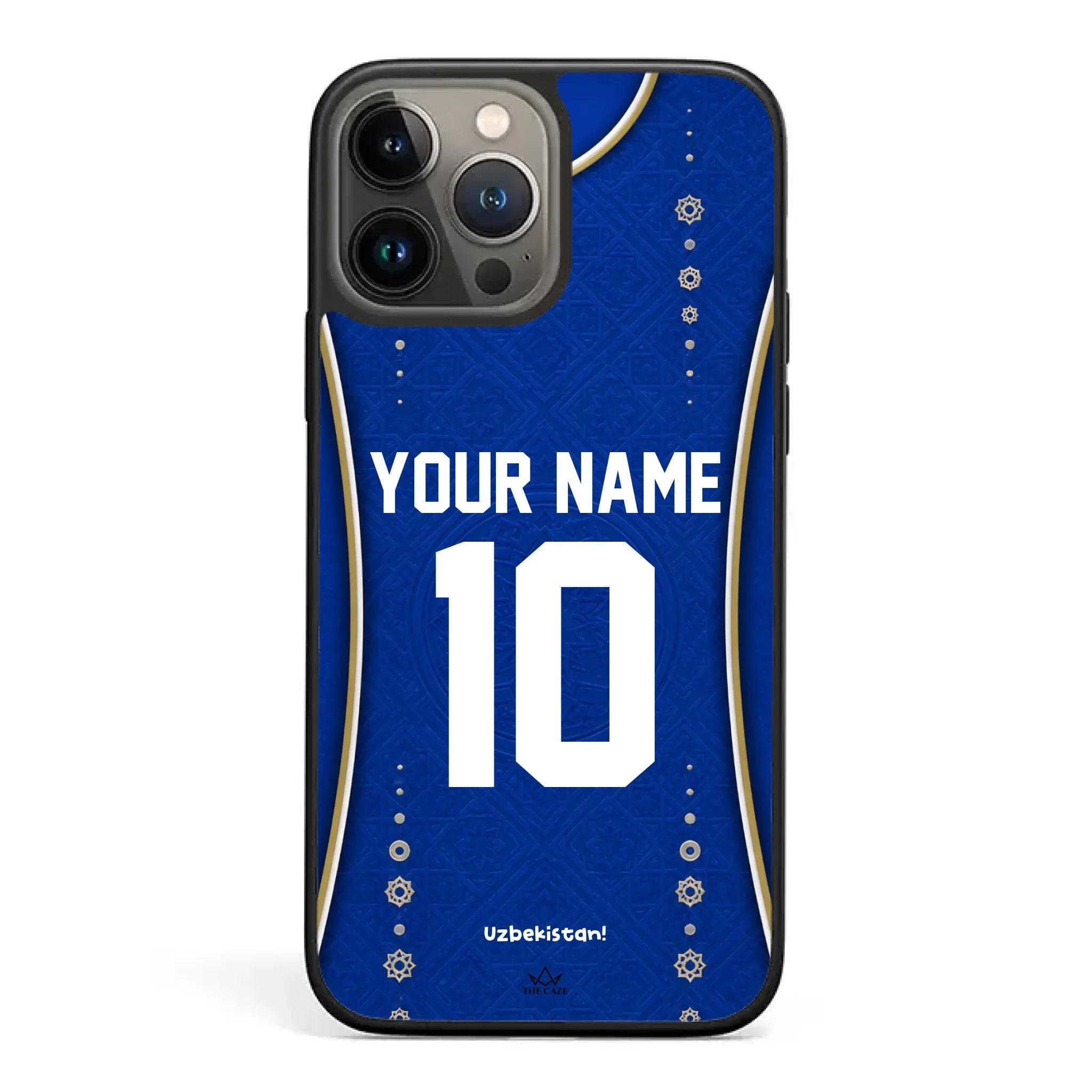 Funda de iPhone de camiseta de fútbol de Uzbekistán