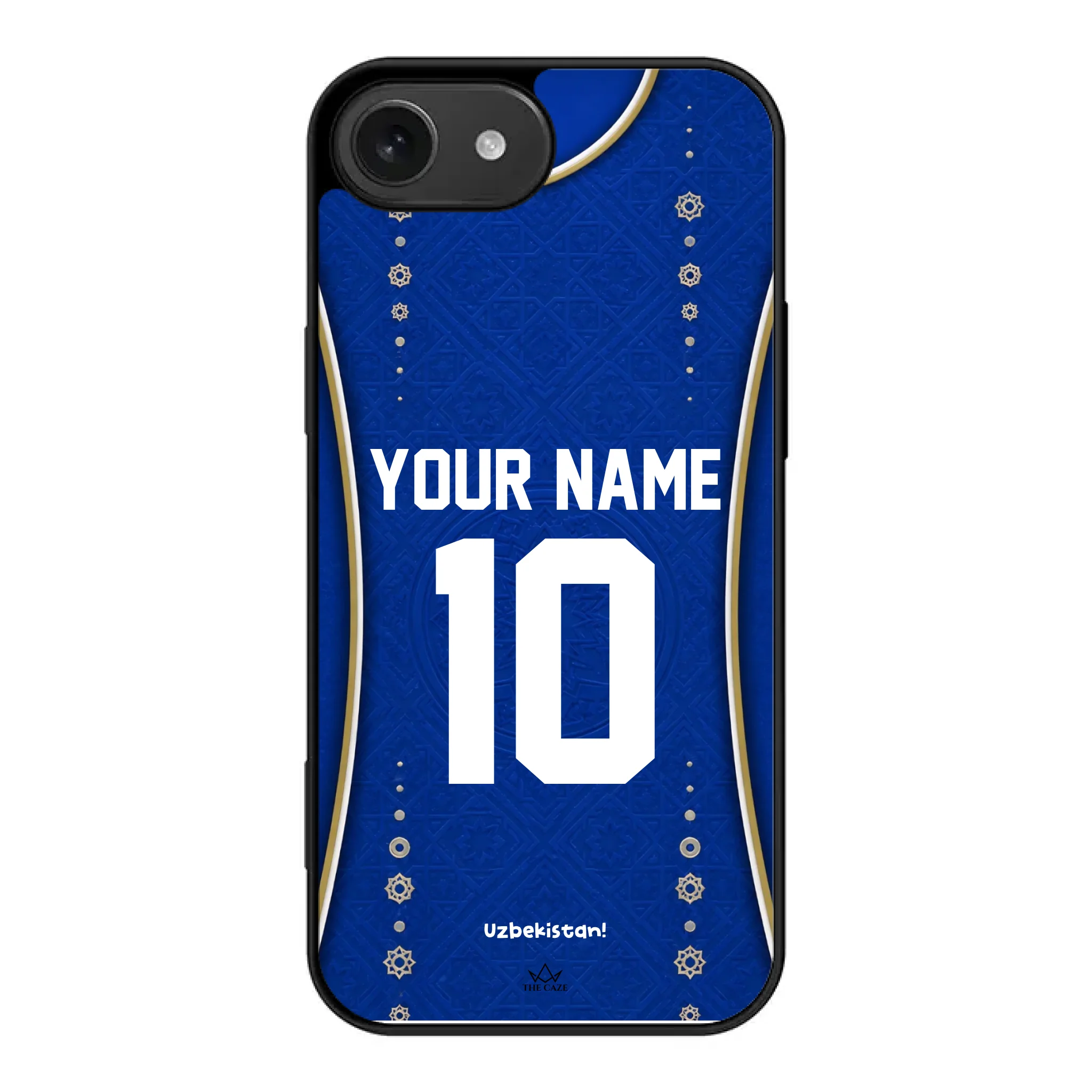 Funda de iPhone de camiseta de fútbol de Uzbekistán