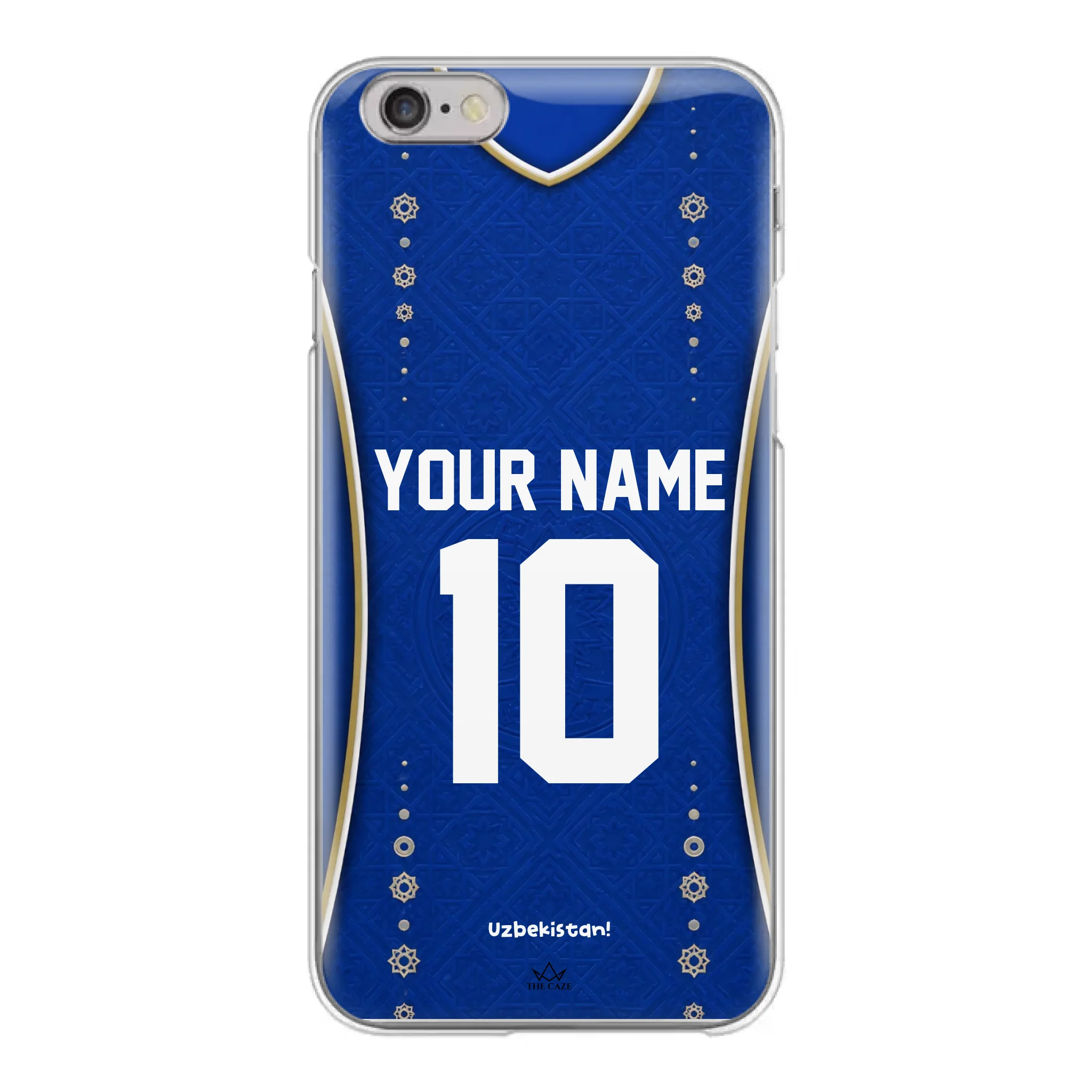 Funda de iPhone de camiseta de fútbol de Uzbekistán