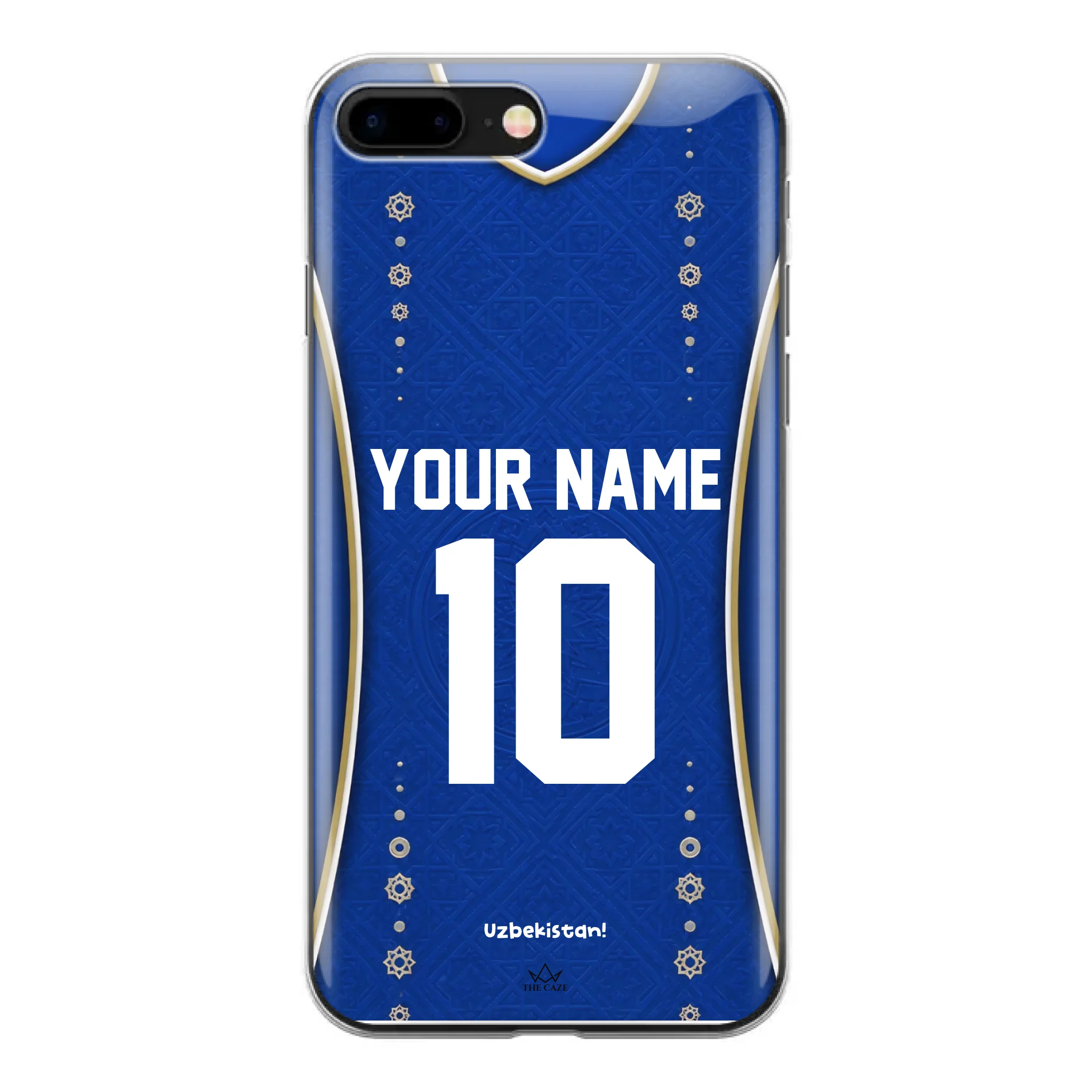 Funda de iPhone de camiseta de fútbol de Uzbekistán