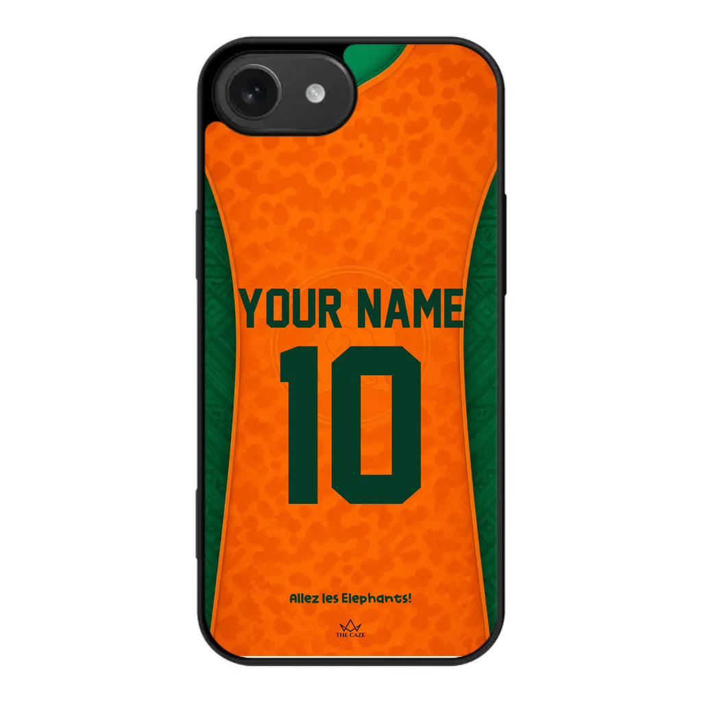 Ivory Coast football Jersey iPhone Case