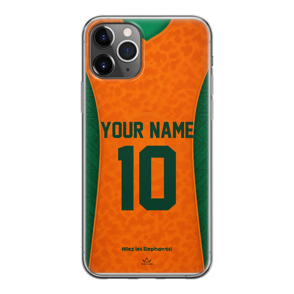 Ivory Coast football Jersey iPhone Case