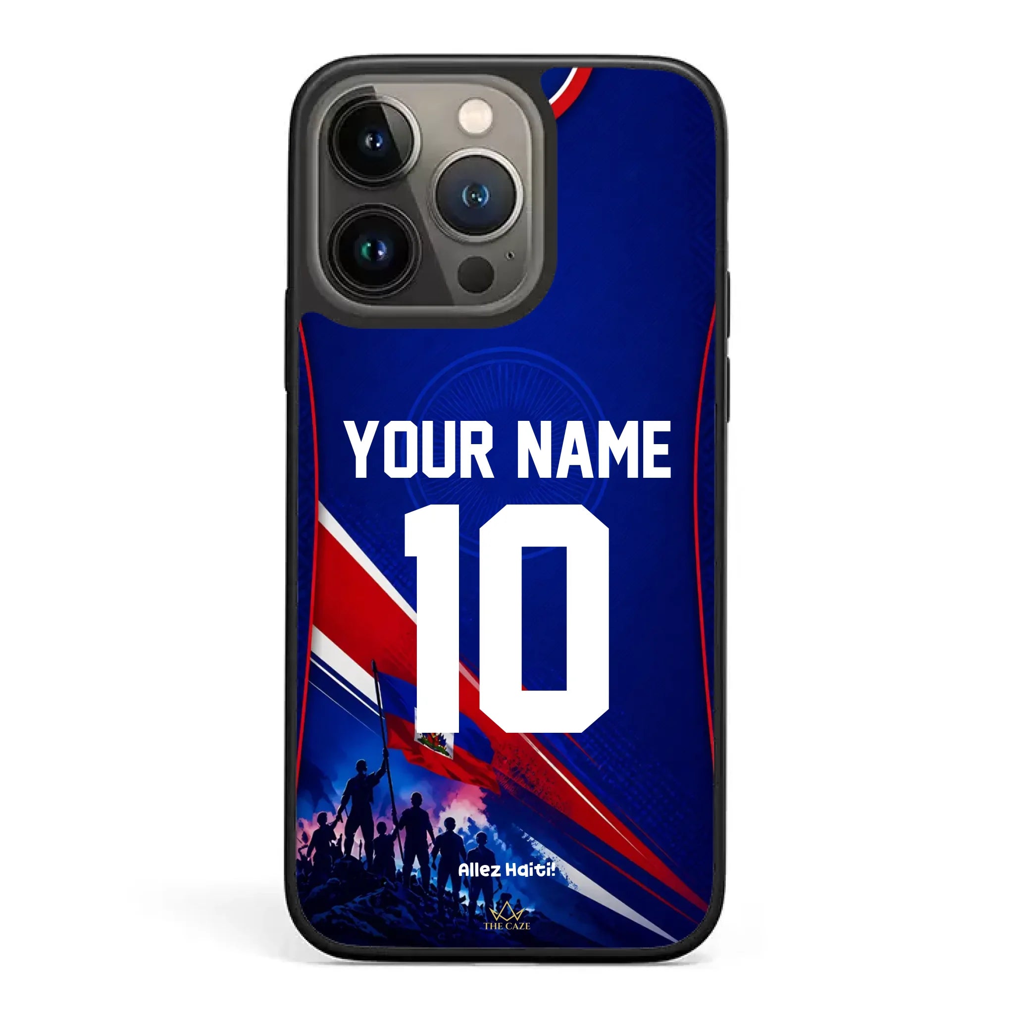 Haiti football Jersey iPhone Case