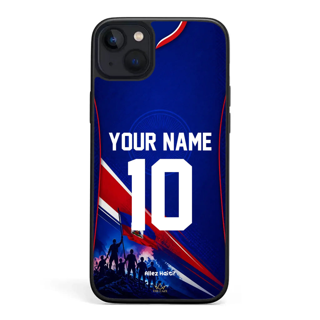 Haiti football Jersey iPhone Case