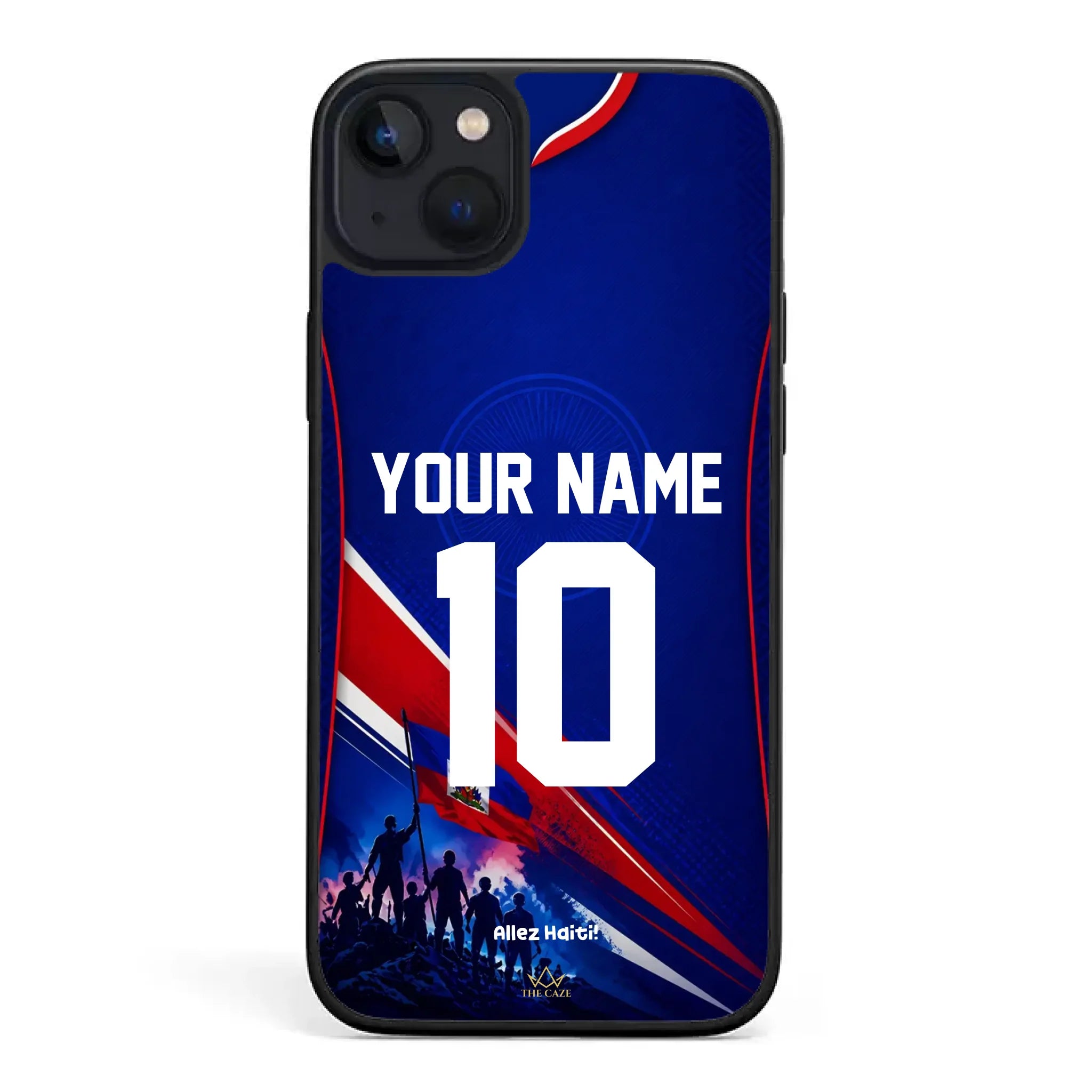 Haiti football Jersey iPhone Case
