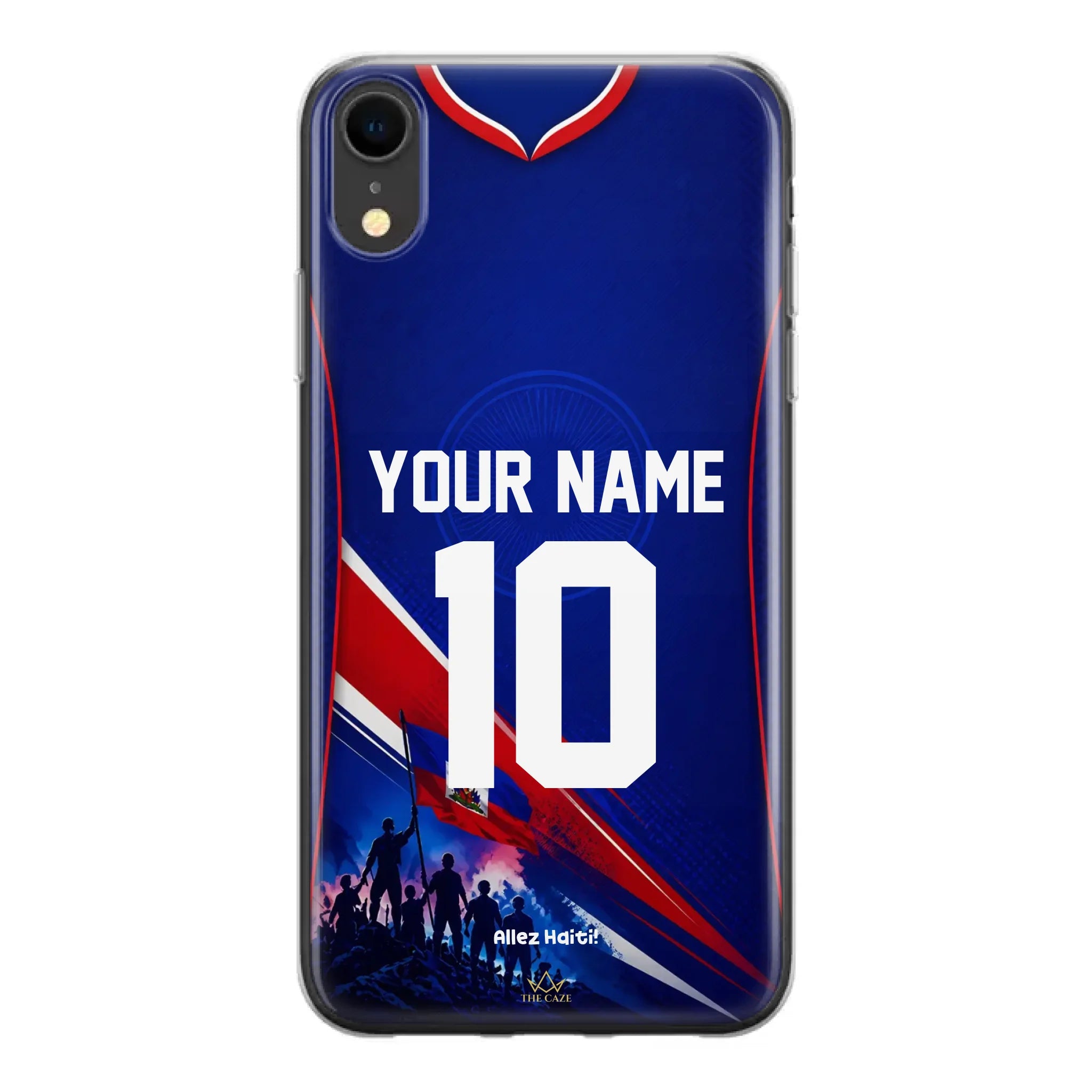 Haiti football Jersey iPhone Case
