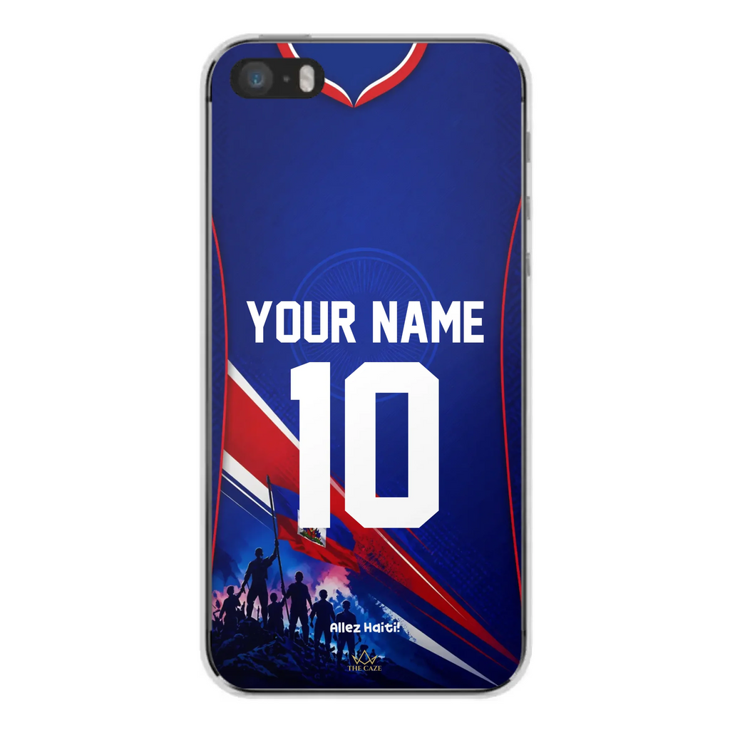 Haiti football Jersey iPhone Case