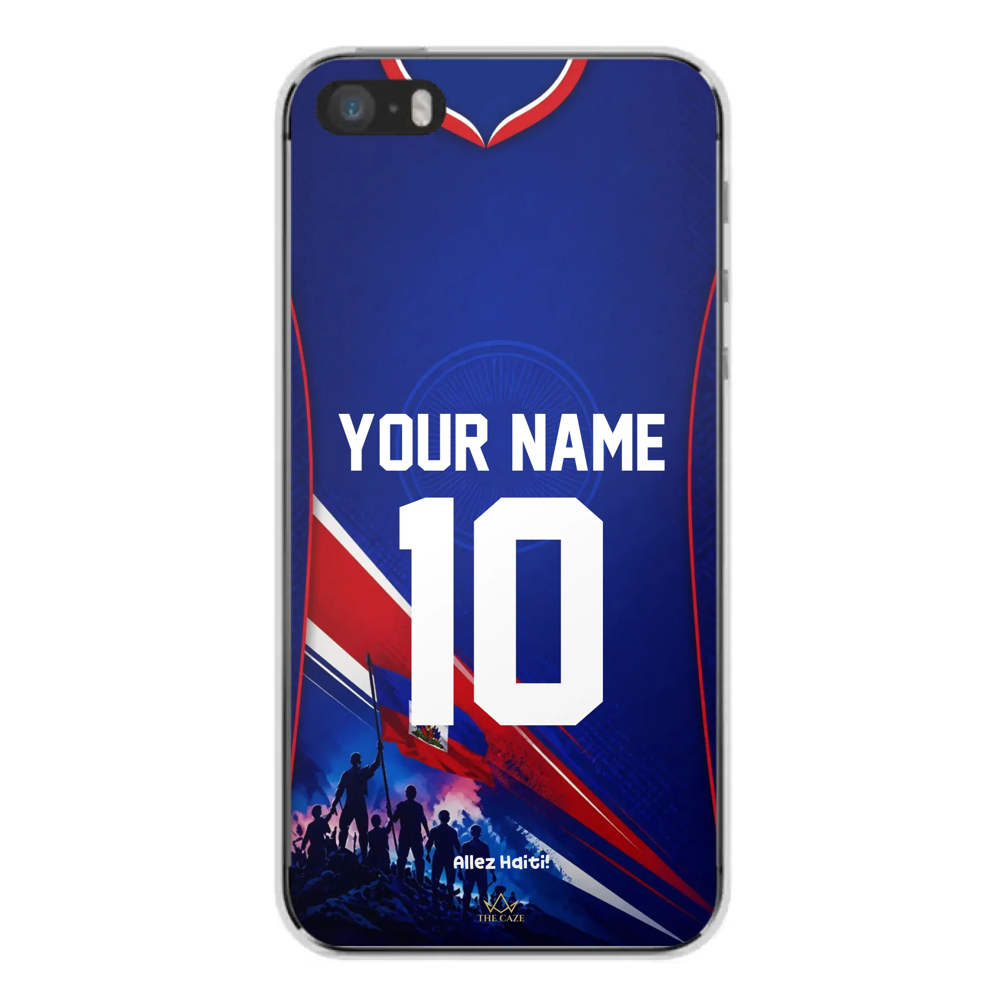 Haiti football Jersey iPhone Case