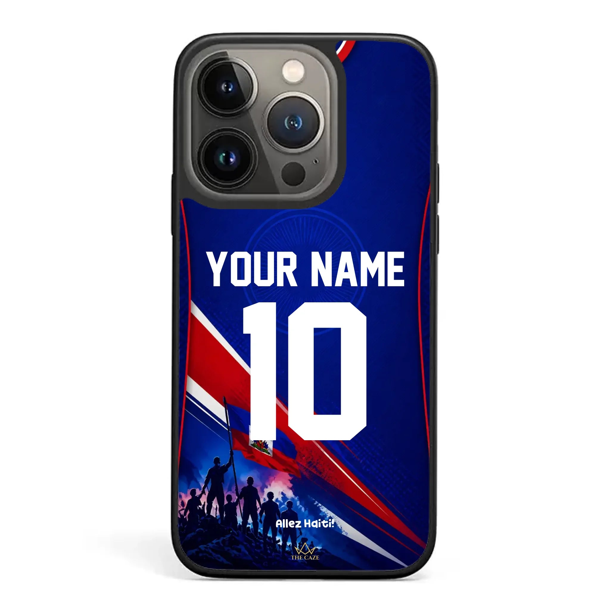 Haiti football Jersey iPhone Case