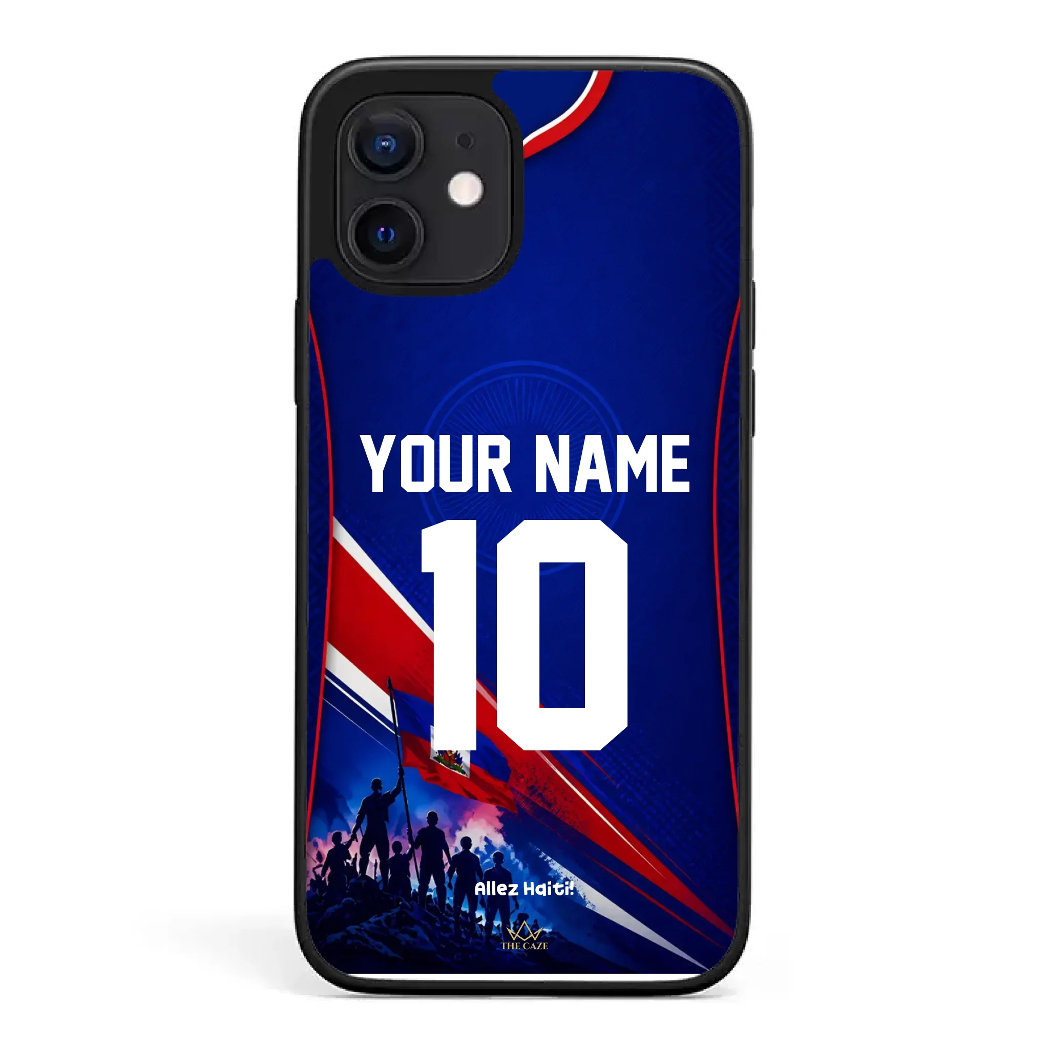 Haiti football Jersey iPhone Case