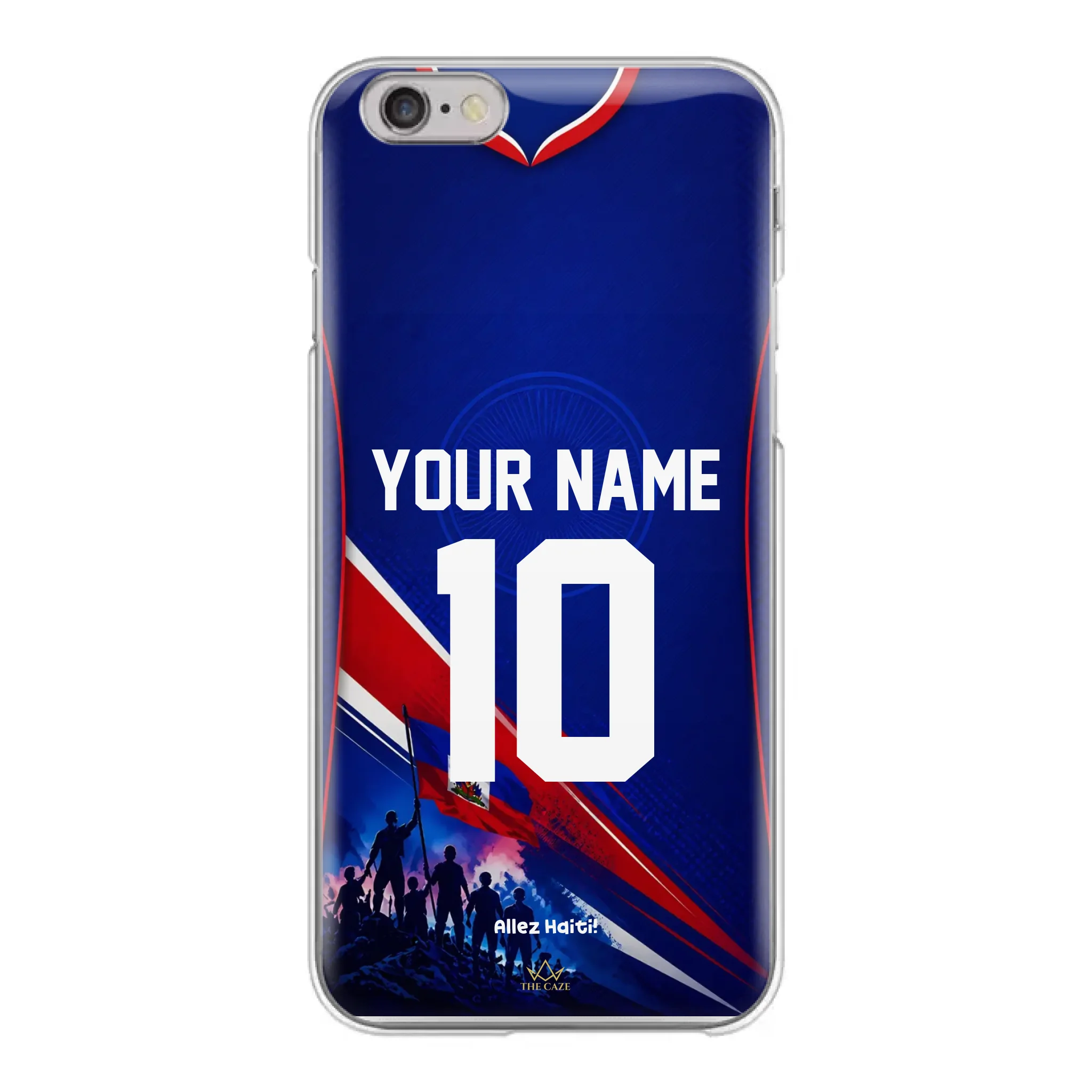 Haiti football Jersey iPhone Case