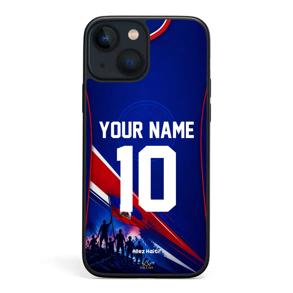 Haiti football Jersey iPhone Case