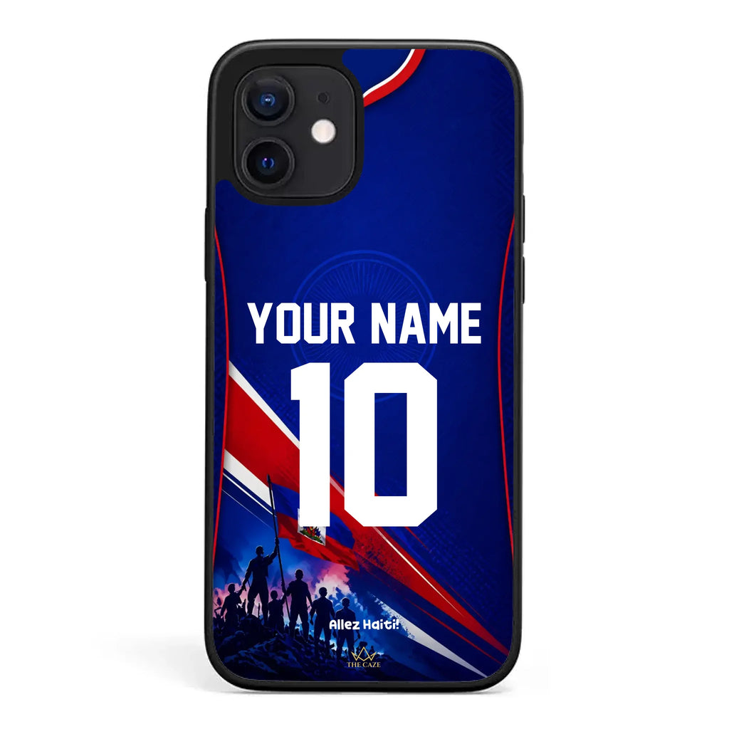 Haiti football Jersey iPhone Case