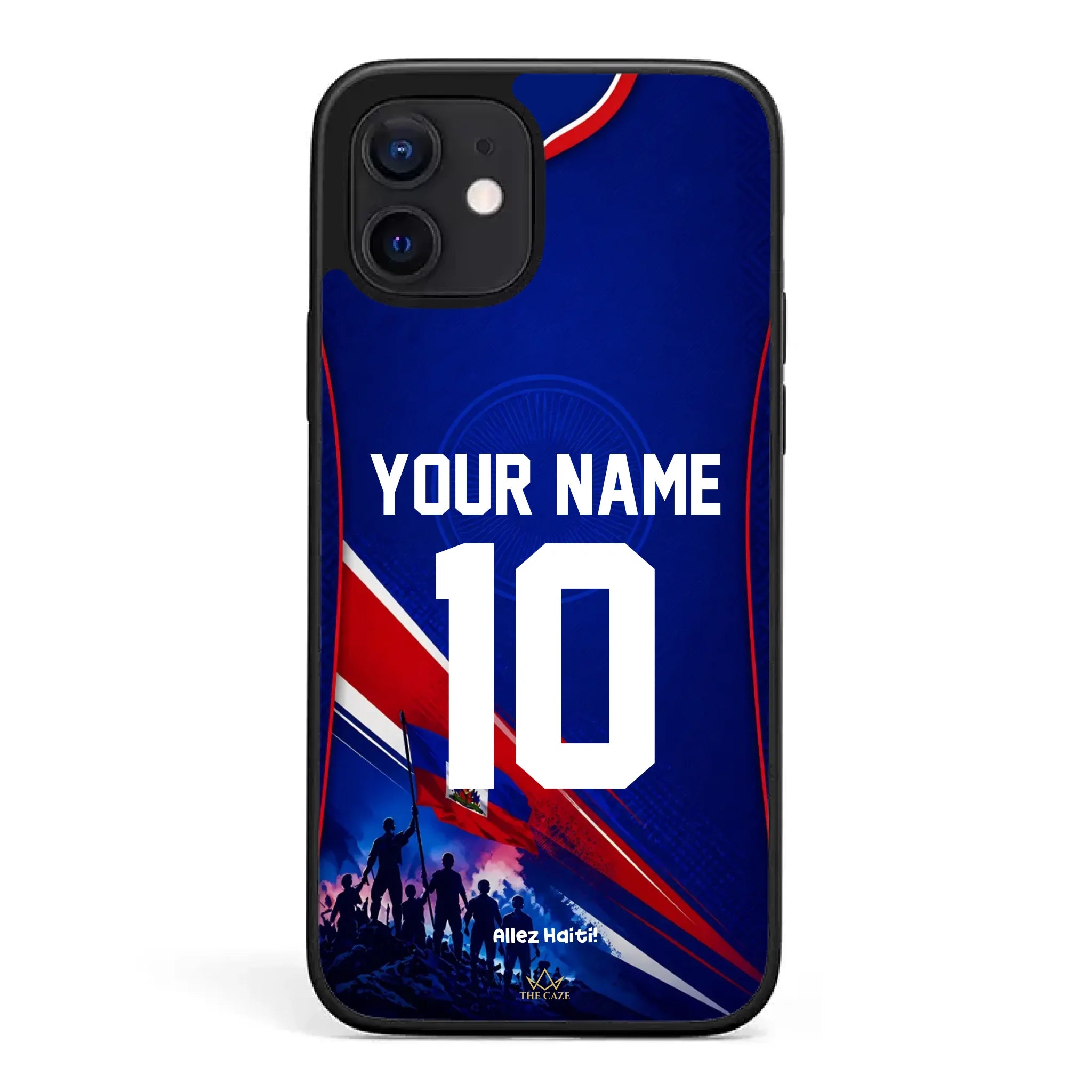 Haiti football Jersey iPhone Case