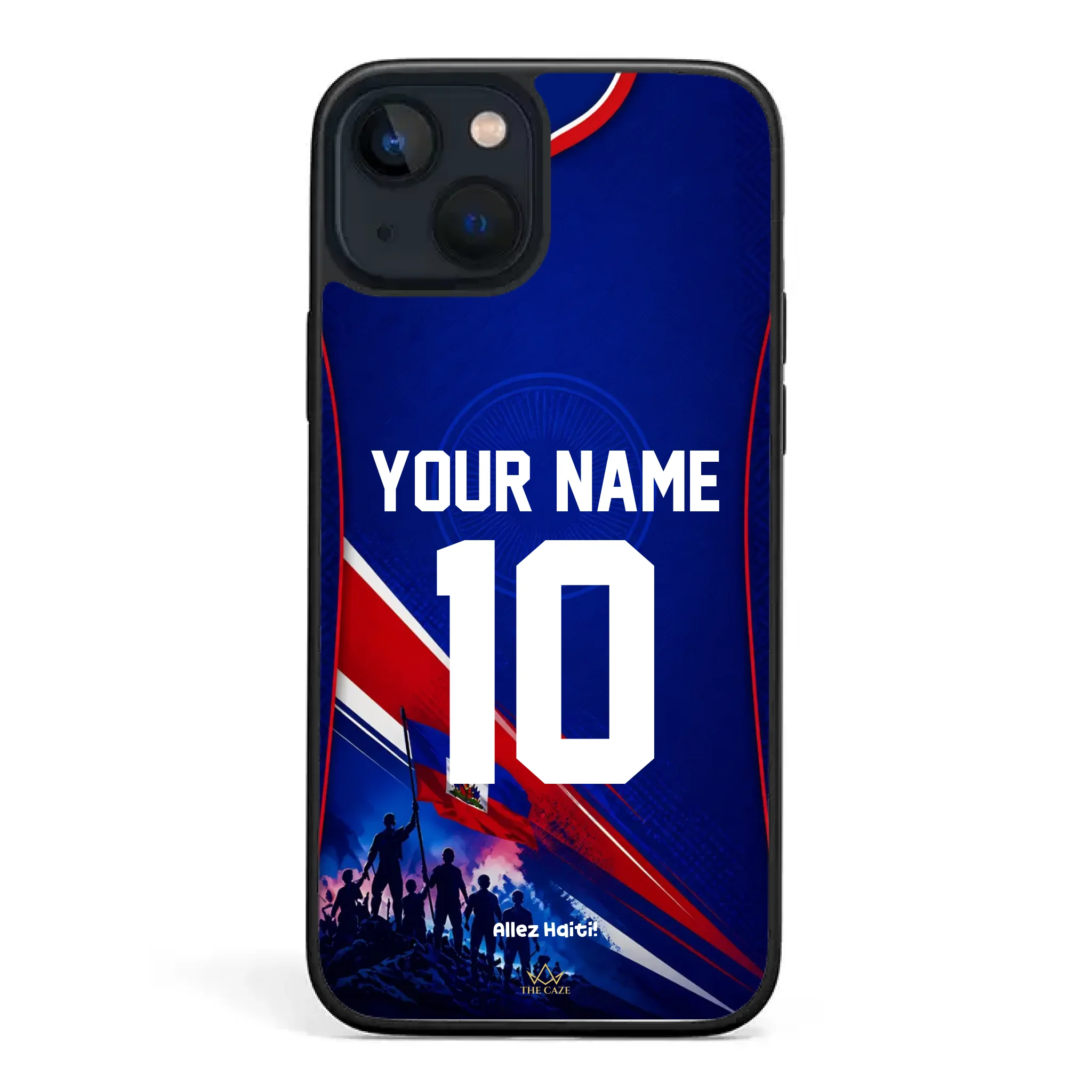 Haiti football Jersey iPhone Case