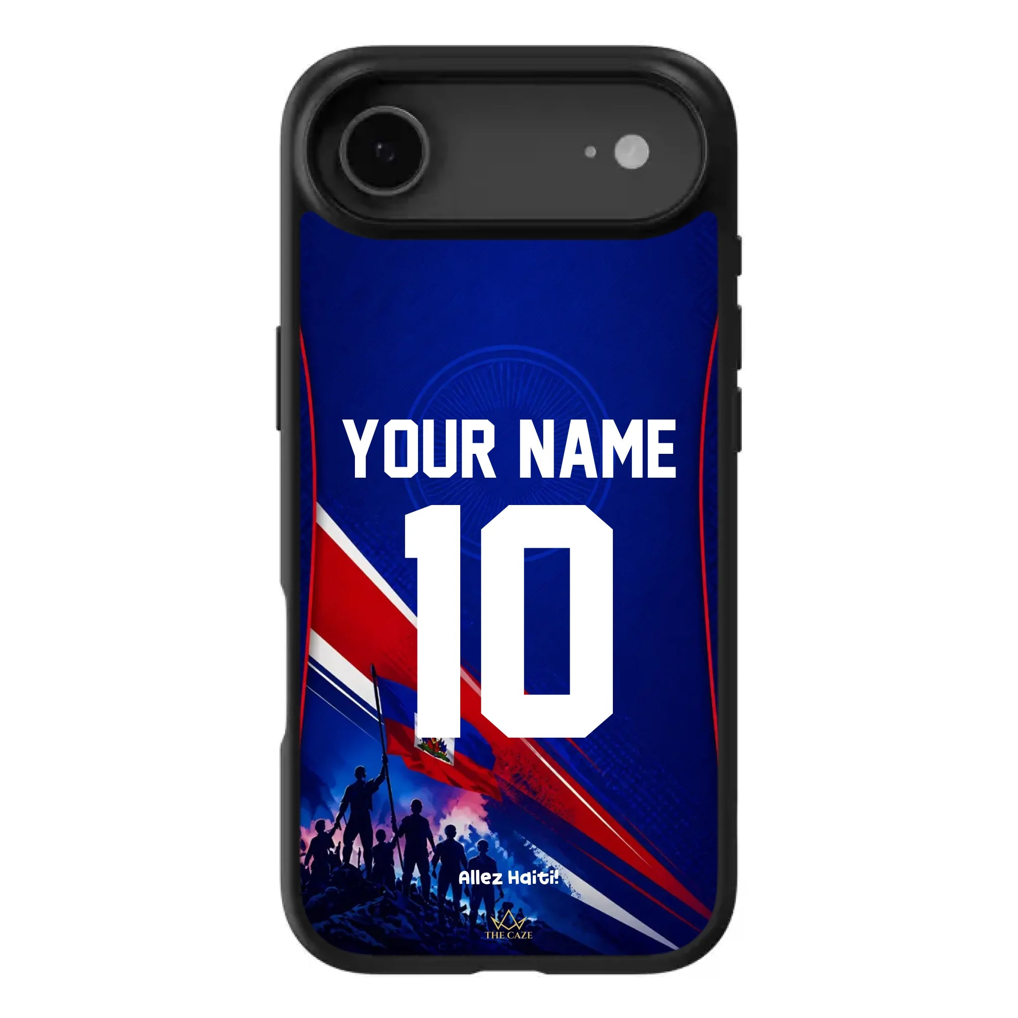 Haiti football Jersey iPhone Case