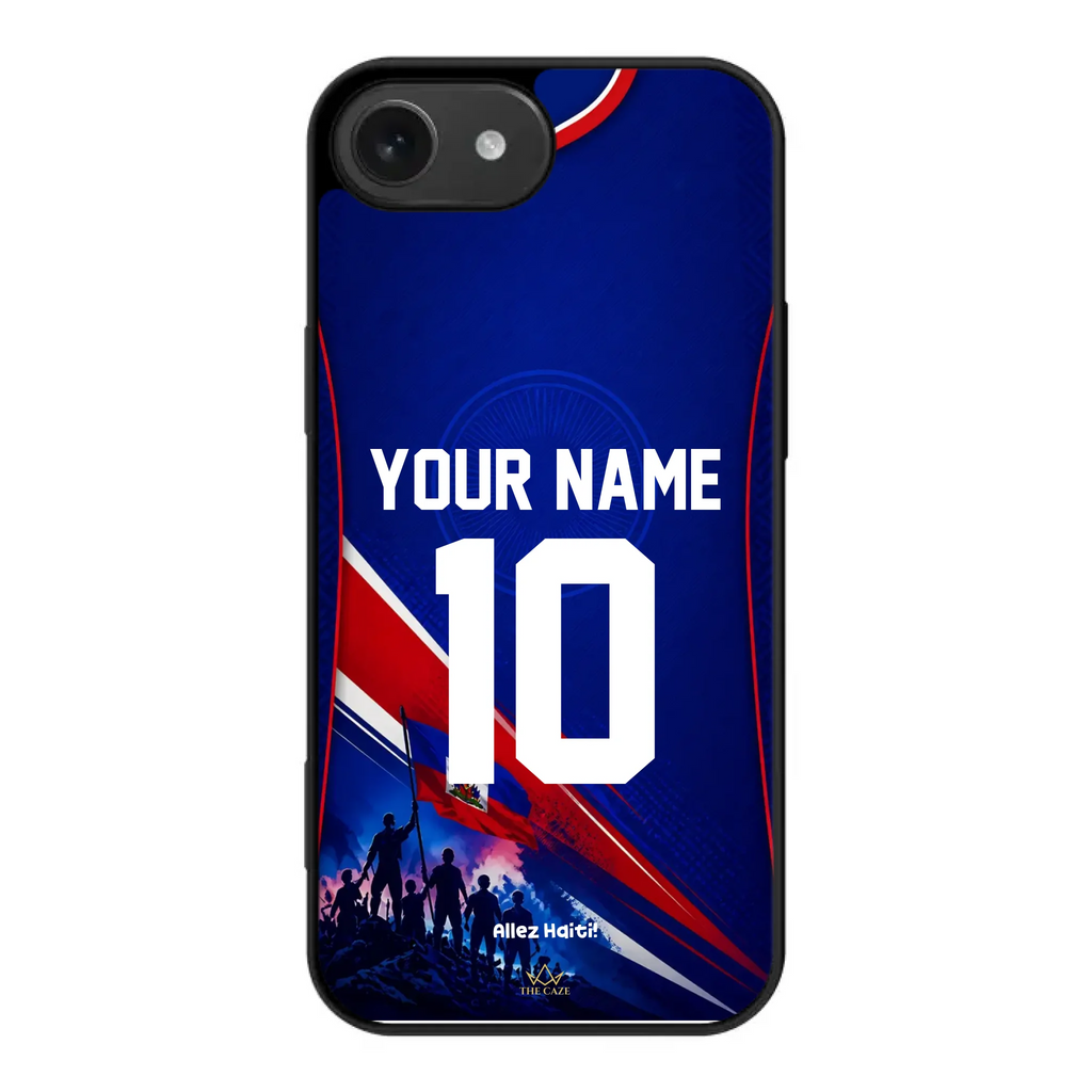Haiti football Jersey iPhone Case