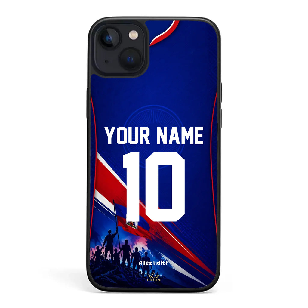 Haiti football Jersey iPhone Case
