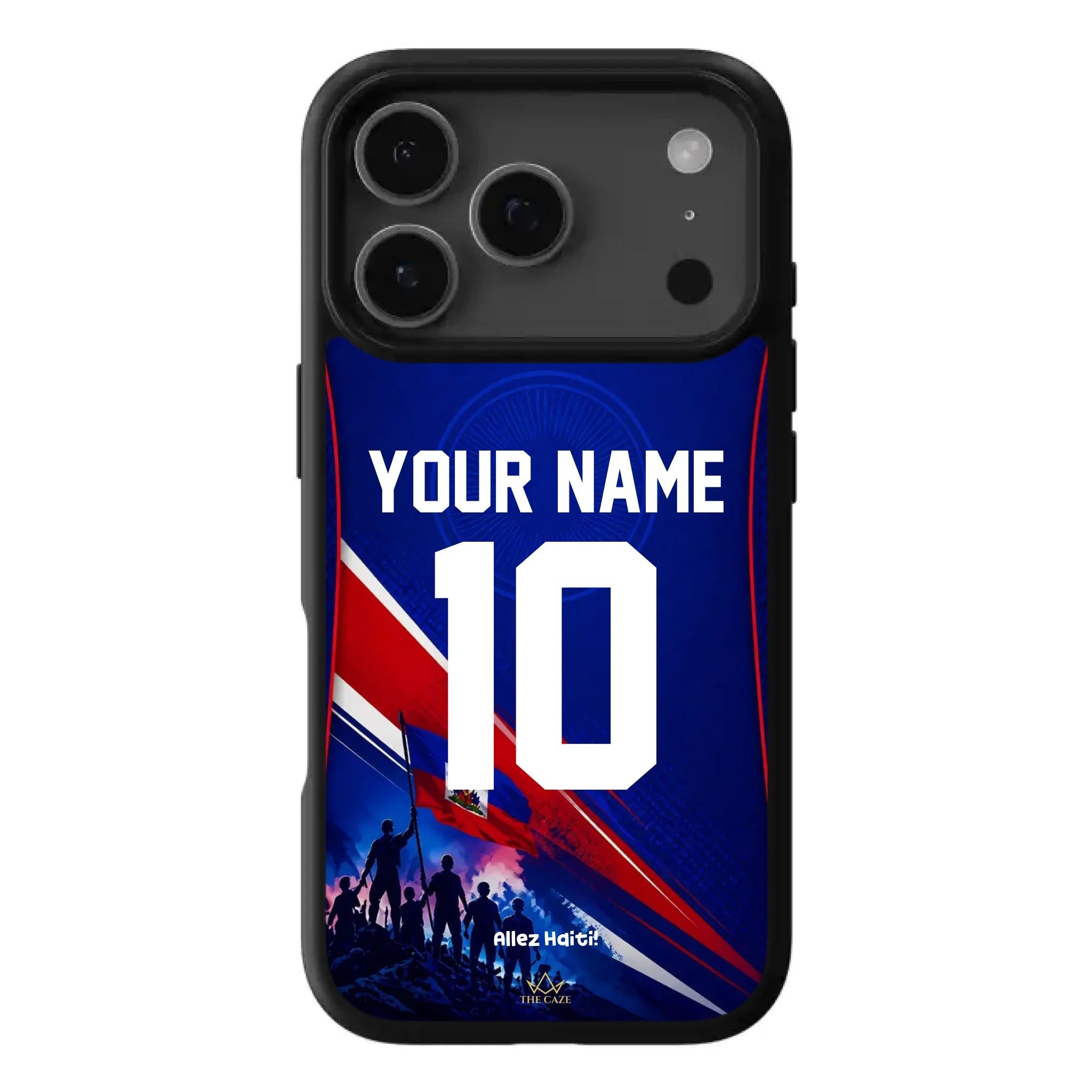Haiti football Jersey iPhone Case