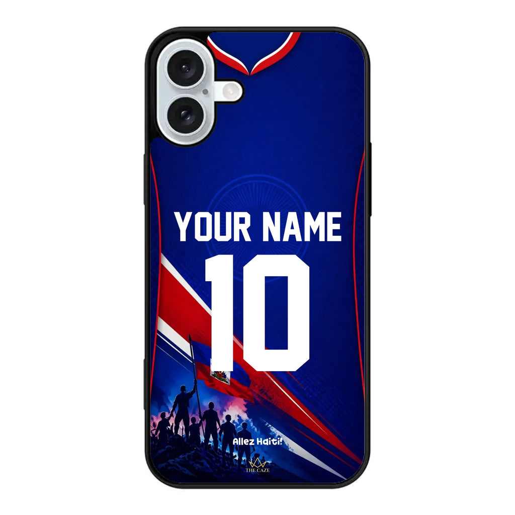Haiti football Jersey iPhone Case