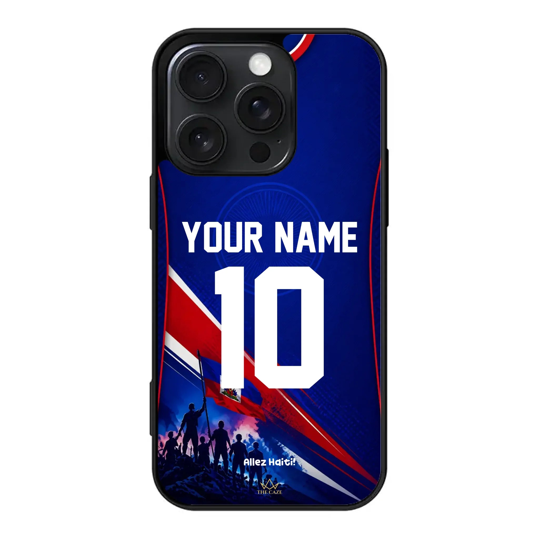 Haiti football Jersey iPhone Case