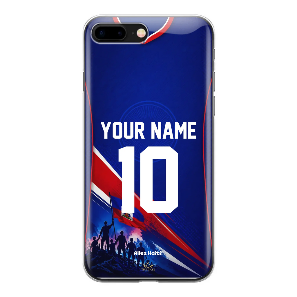 Haiti football Jersey iPhone Case