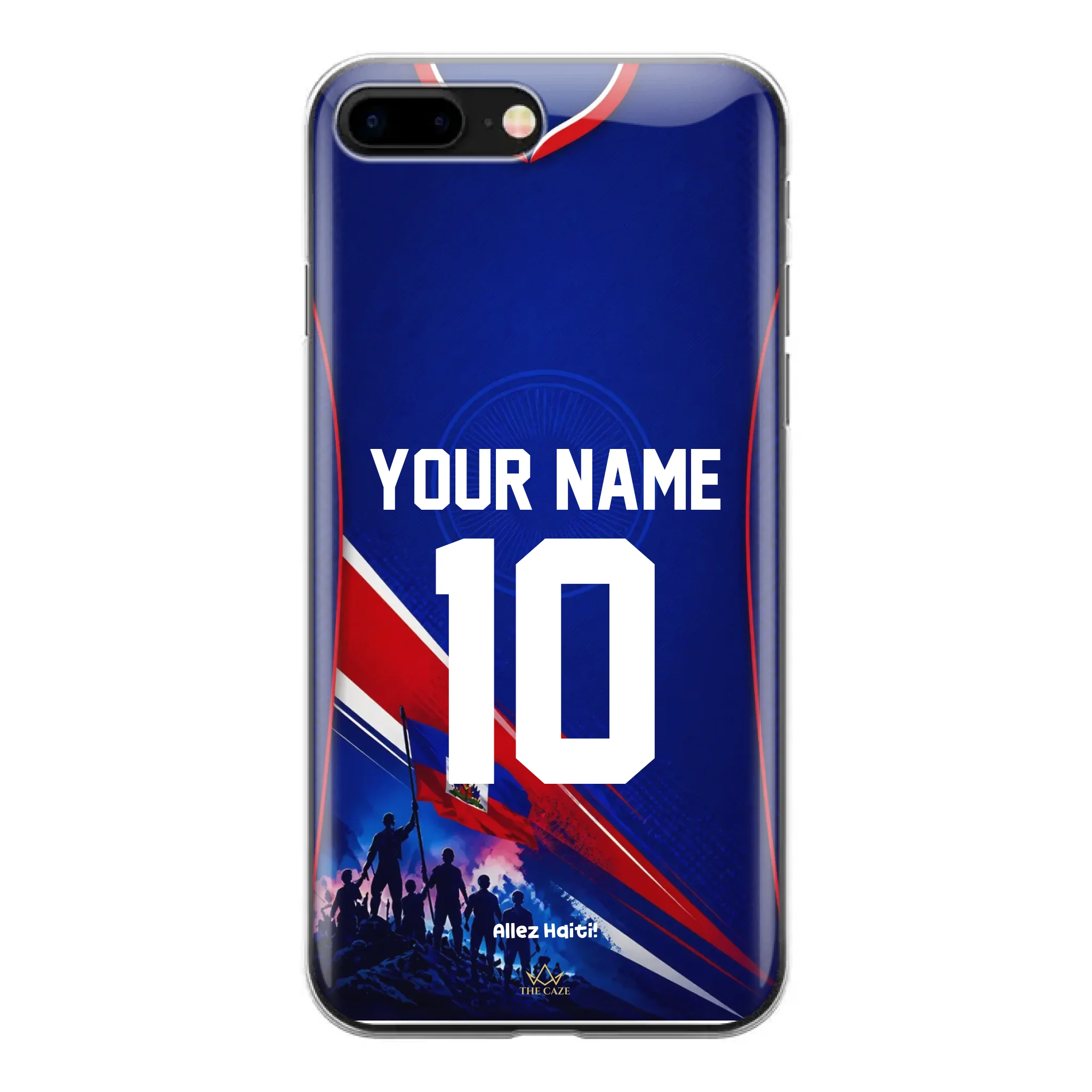 Haiti football Jersey iPhone Case