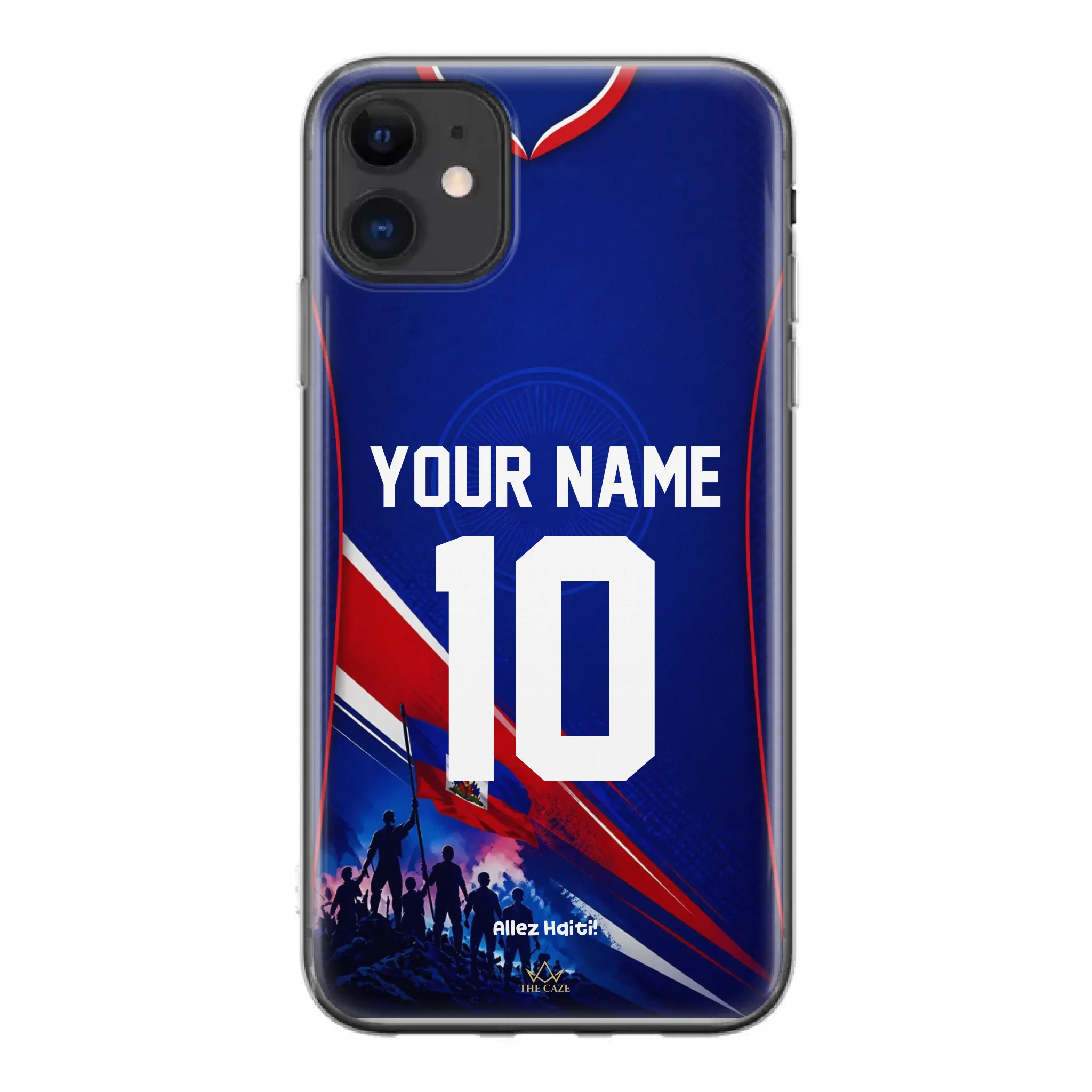 Haiti football Jersey iPhone Case