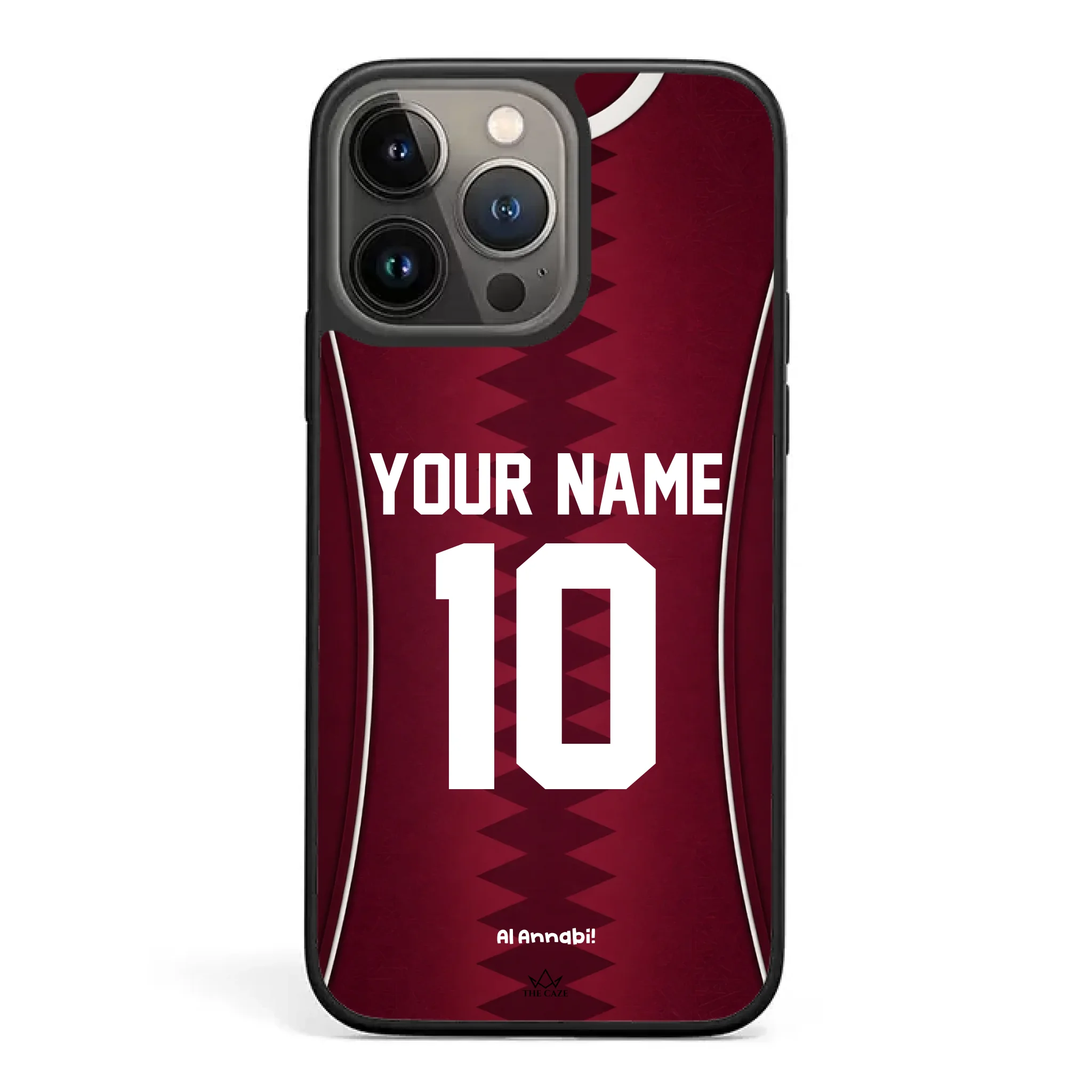 Funda para iPhone de la camiseta de fútbol de Catar