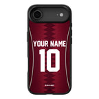 Funda para iPhone de la camiseta de fútbol de Catar