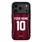 Funda para iPhone de la camiseta de fútbol de Catar
