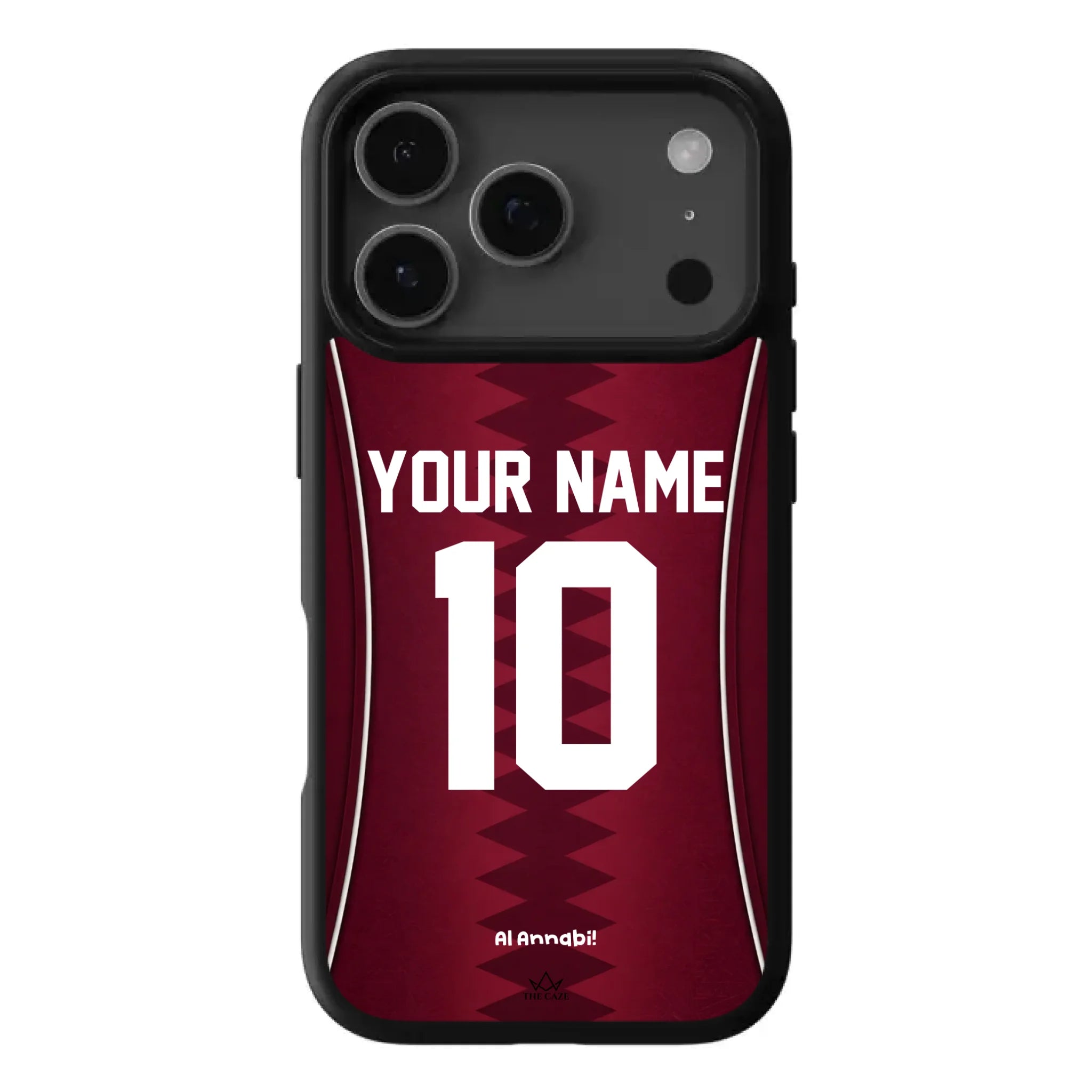 Funda para iPhone de la camiseta de fútbol de Catar