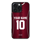 Funda para iPhone de la camiseta de fútbol de Catar