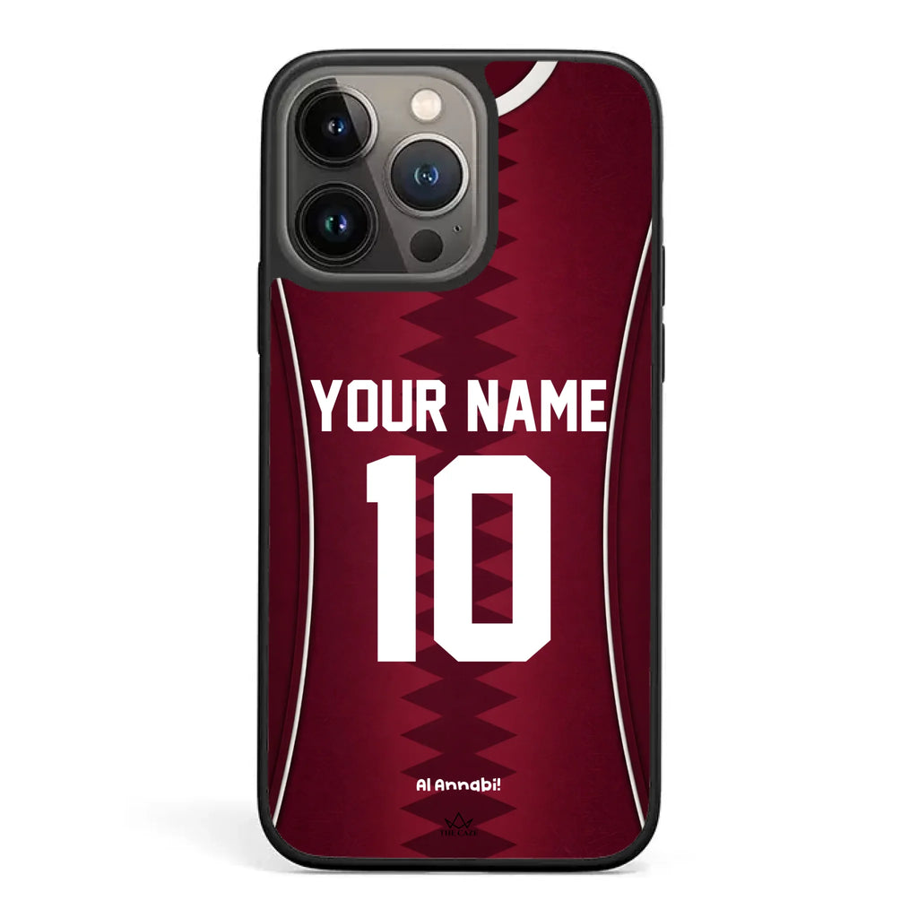 Funda para iPhone de la camiseta de fútbol de Catar
