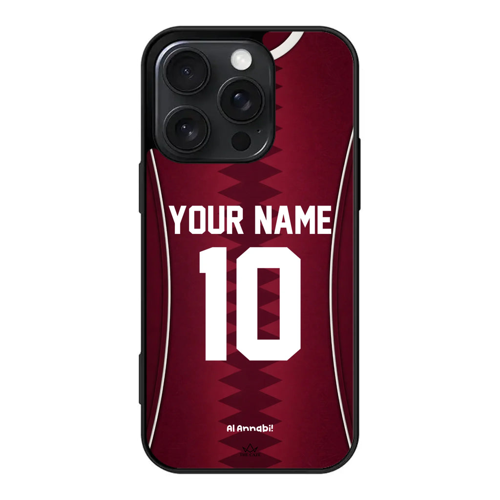 Funda para iPhone de la camiseta de fútbol de Catar
