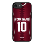 Funda para iPhone de la camiseta de fútbol de Catar