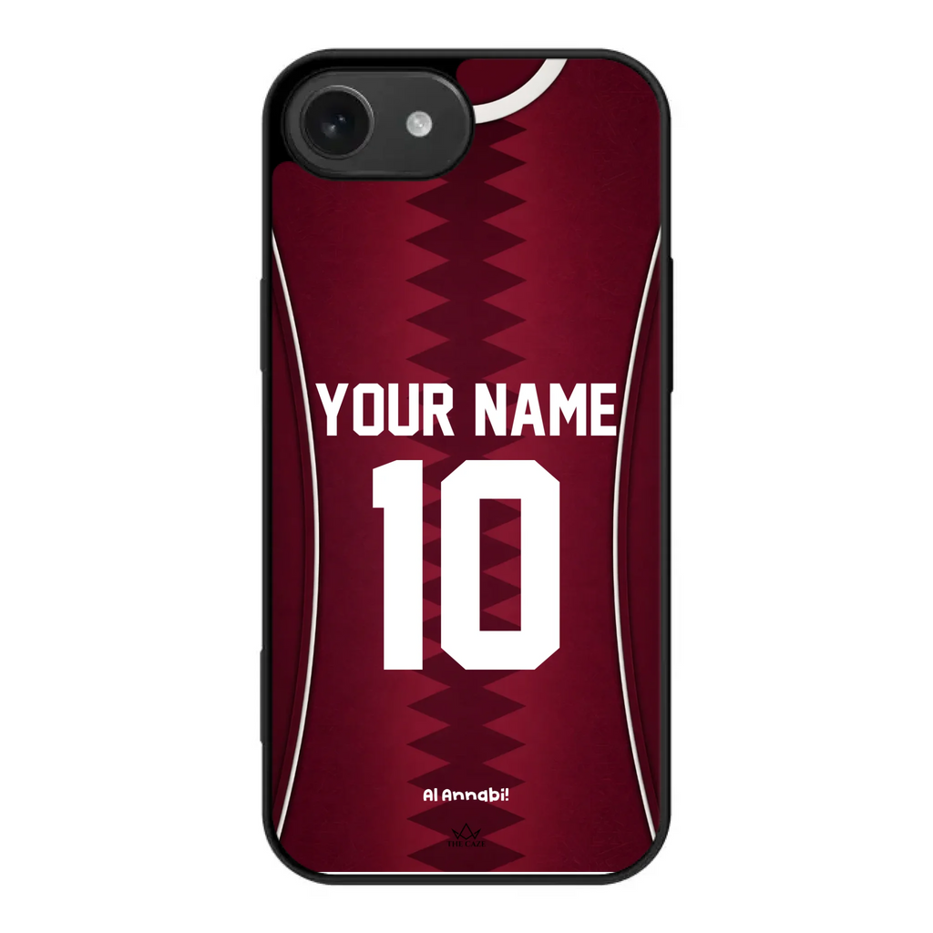 Funda para iPhone de la camiseta de fútbol de Catar