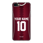 Funda para iPhone de la camiseta de fútbol de Catar