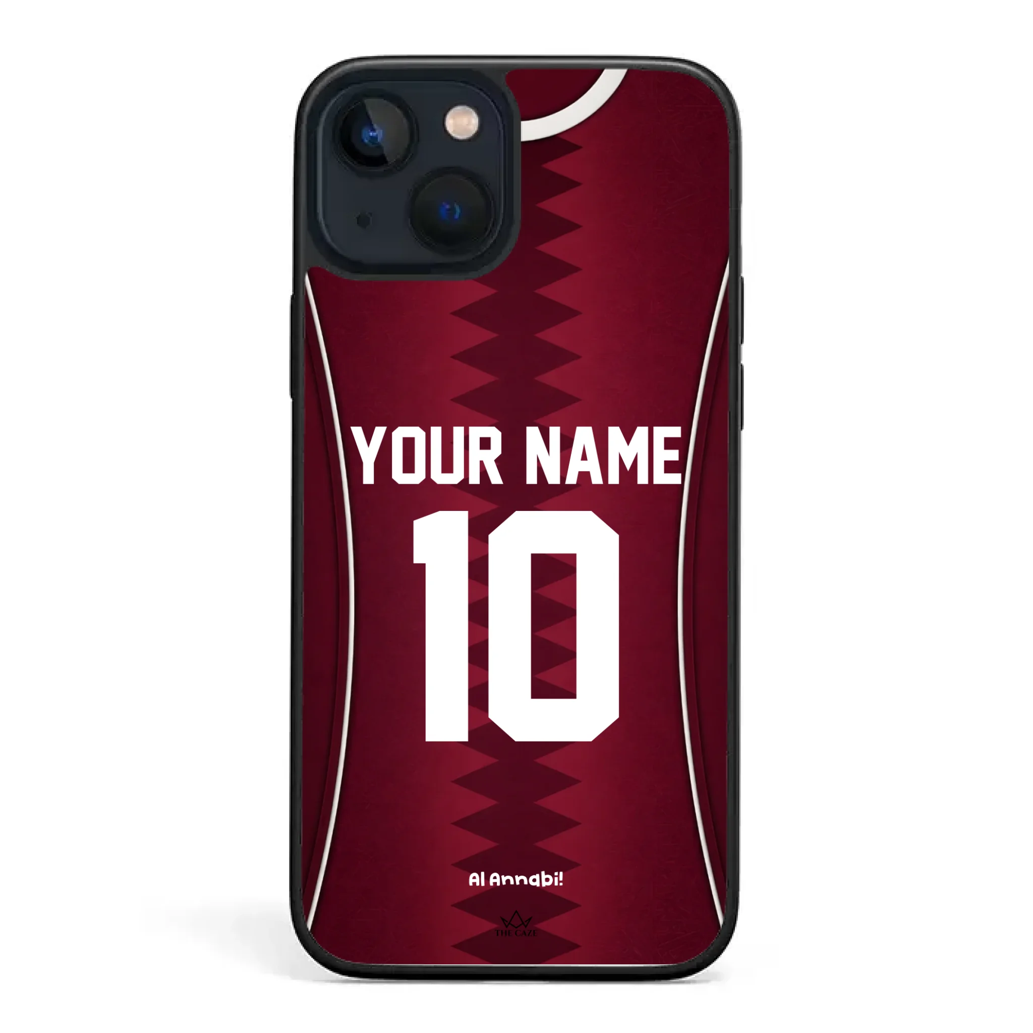 Funda para iPhone de la camiseta de fútbol de Catar