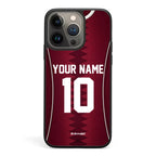 Funda para iPhone de la camiseta de fútbol de Catar