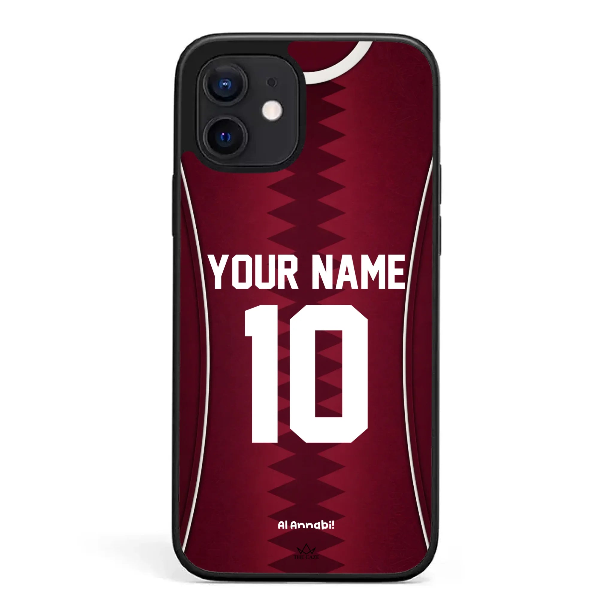 Funda para iPhone de la camiseta de fútbol de Catar