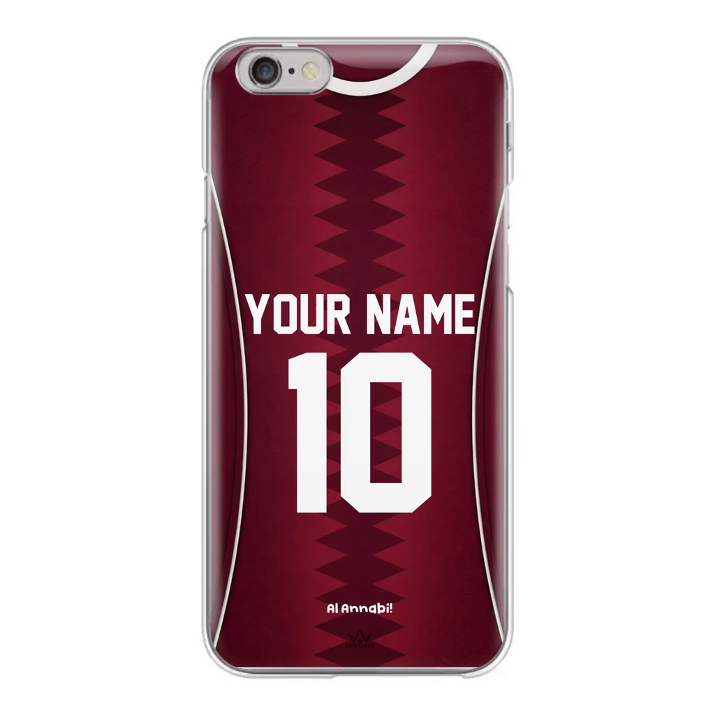 Funda para iPhone de la camiseta de fútbol de Catar