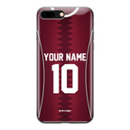 Funda para iPhone de la camiseta de fútbol de Catar