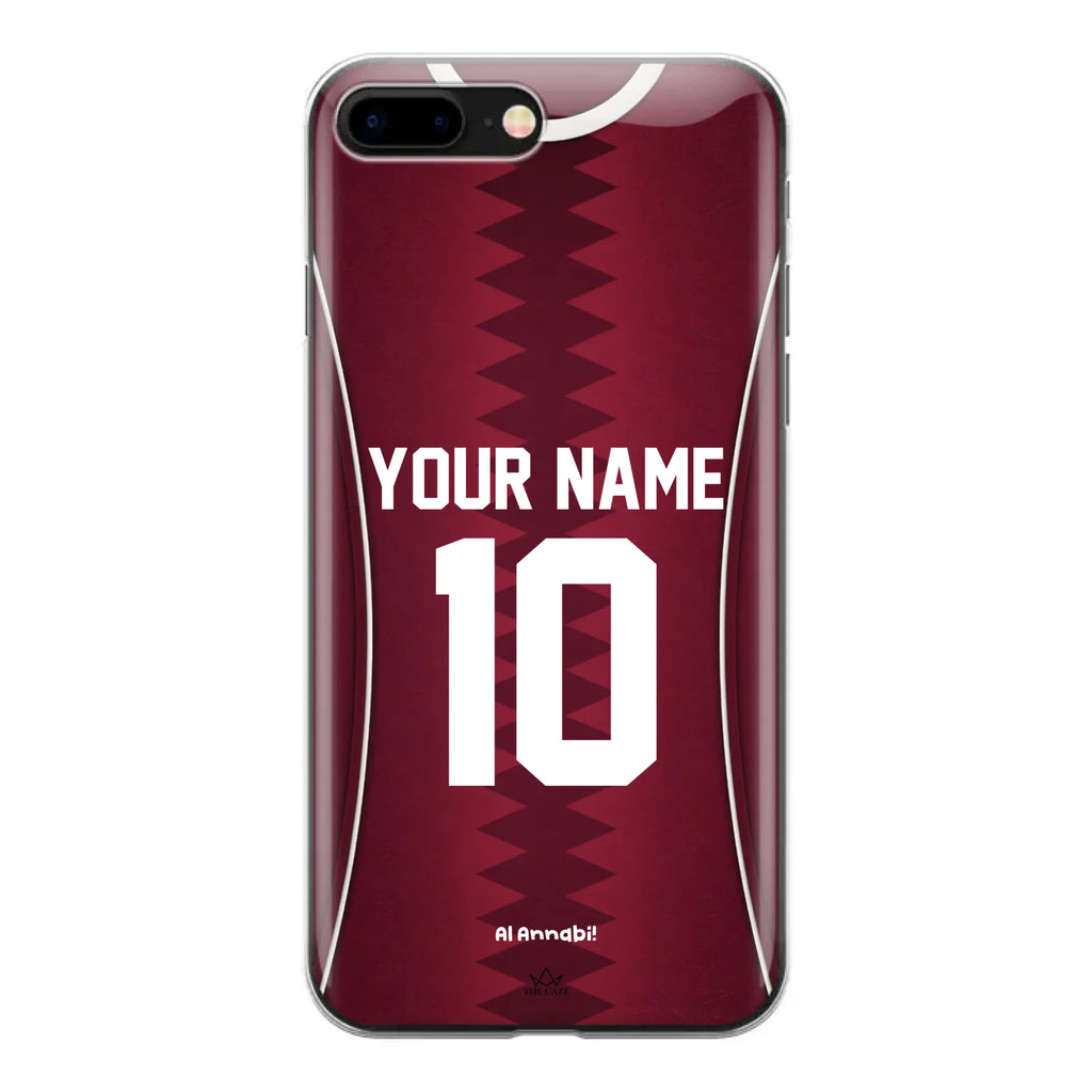 Funda para iPhone de la camiseta de fútbol de Catar