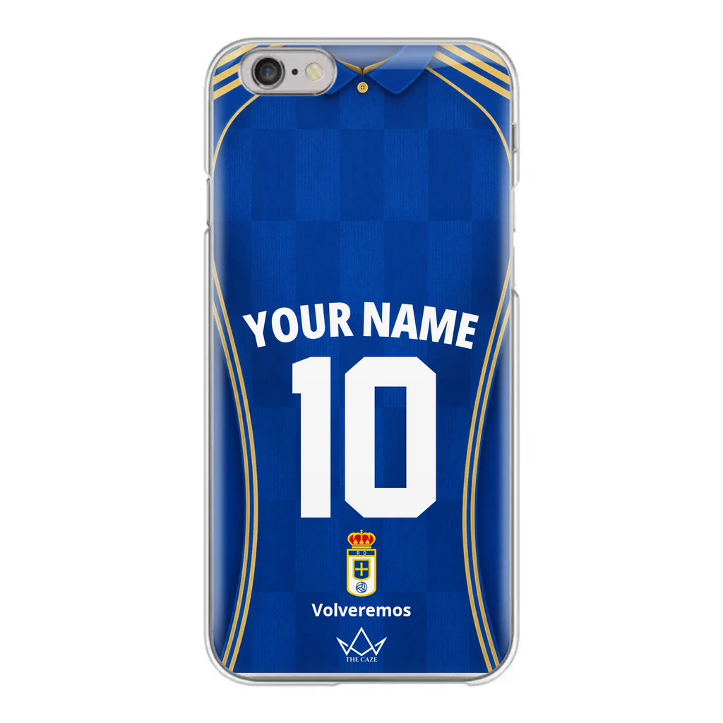 Coque iPhone personnalisée Football Real Oviedo
